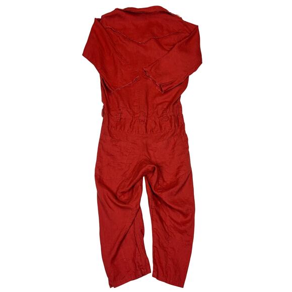 Chintamani Alchemistry Linen Jumpsuit Medium Lagenlook Boho Indie - Picture 3 of 12